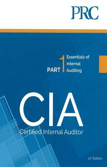كتاب المدقق الداخلي المعتمد - الجزء الاول (PRC)